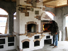 Кладка каминов, печей, барбекю.