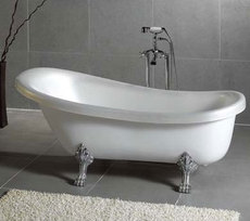 Акриловая ванна классическая Wisemaker 167х79 см, львиные ла