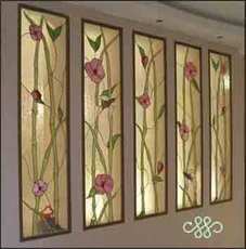 Стеклянные настенные панели, кухонные фартуки, потолки, полы