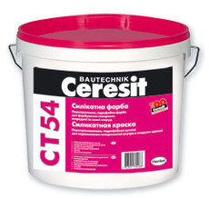Силикатная краска Ceresit CT 54