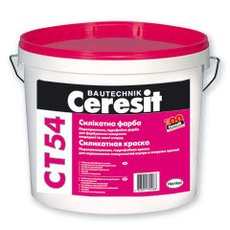 Силикатная краска Ceresit CT 54