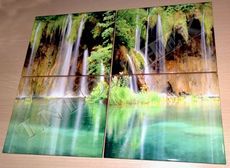 Керамическая плитка с фотомолекулярным полноцветом.