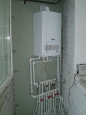 Монтаж автономного отопления.