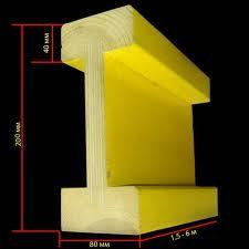 Балка двутавровая деревянная для горизонтальной опалубки.