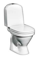 Унитаз Gustavsberg (Швеция) Nordic 2310 New Duo, крышка Soft