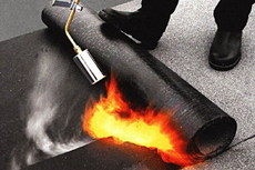 Кровельные работы еврорубероидом. Киев, область.