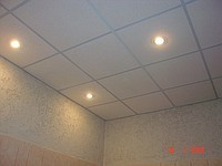 Подвесной кассетный потолок, металлический потолок