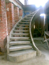 Лестницы из монолитного железобетона