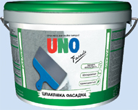 Шпатлевка акриловая фасадная UNO FASADE.