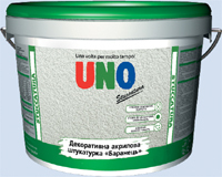 Штукатурка (барашек) акриловая декоративная UNO STUCCATURA