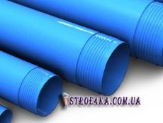 Труба пластиковая обсадная SDR17 для скважин с резьбой