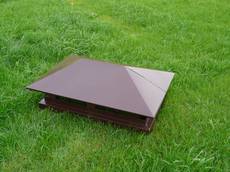 Производим колпаки для дымоходов и столбиков забора