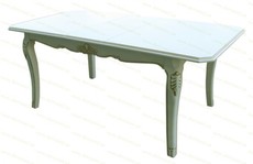 Стол обеденный деревянный Classic 12 белый