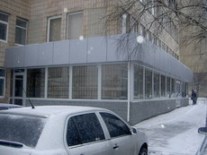 Алюминиевое остекление витрин ЗЕНИТ (ДЗАП Украина)