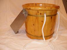 Ведро-водопад для сауны