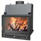 Камин с водяной рубашкой Лехма ровное стекло 12кВт