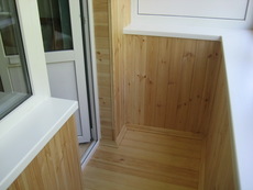 обшивка балкона