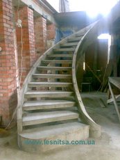 Изготовление бетонных лестниц