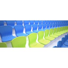 Сидіння, крісла стадіонні пластикові