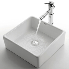 Элегантные керамические раковины KRAUS