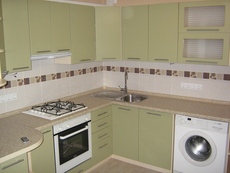 Кухни на заказ в Киеве, Крашеный МДФ, Плёночный, Дерево.