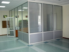 Алюминиевые офисные перегородки ASASH (Турция)