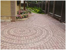 укладка тротуарной плитки, песчаника, мощение гранитом