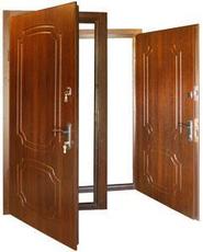 Бронедвери с МДФ накладками