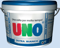 Краска акриловая белоснежная UNO ULTRA BIANCA (13 грн/л)
