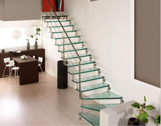 Стеклянные лестницы и ограждения лестниц