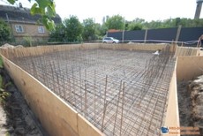 Строительство фундамента загородного дома