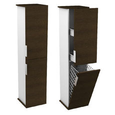 Пенал с корзиной для белья Kolo Twins венге