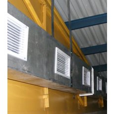 Вентиляция, воздушное отопление на складе