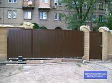 Распашные, откатные, секцирнные ворота, Днепропетровск
