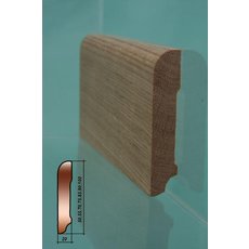 Изготовление плинтуса деревянного массивного, тонировка пл