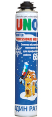 Пена монтажная зимняя UNO Prof 65 Winter (37 грн.)