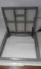 Люки напольные потайные незаполняемые с пневмопружинами