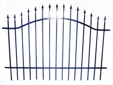 Секции ограждения металлические