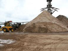 Песок речной, овражный доставка 20, 30, 40т