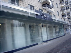 Алюминиевое остекление витрин PROFILCO (Греция)