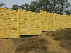 Ограждение бетонные, декоративные.