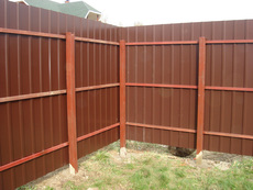 Заборы с профнастила