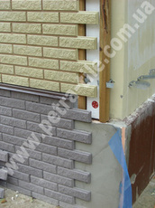 Плитка фасадная, цокольная `колотый камень`, `кирпич`