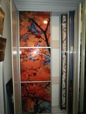 Стекло с двухсторонней фотомолекулярной полноцветной печатью