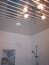 Алюминиевые потолки для ванной