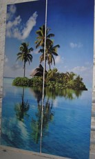 Стеклянные и зеркальные мебельные фасады с фотомолекулярной 