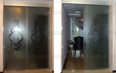 Раздвижные стеклянные двери