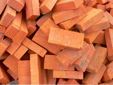 Кирпич керамический красный б/у