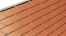 Битумная черепица Brai Leonardo с медным покрытием (Италия)