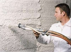 Заштукатуривание машинным способом